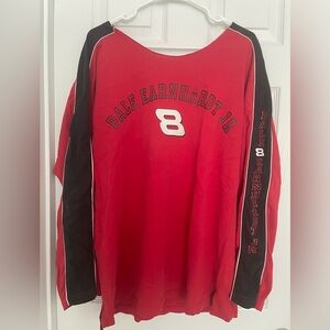 Red Dale Earnhardt Jr. long sleeve shirt Large